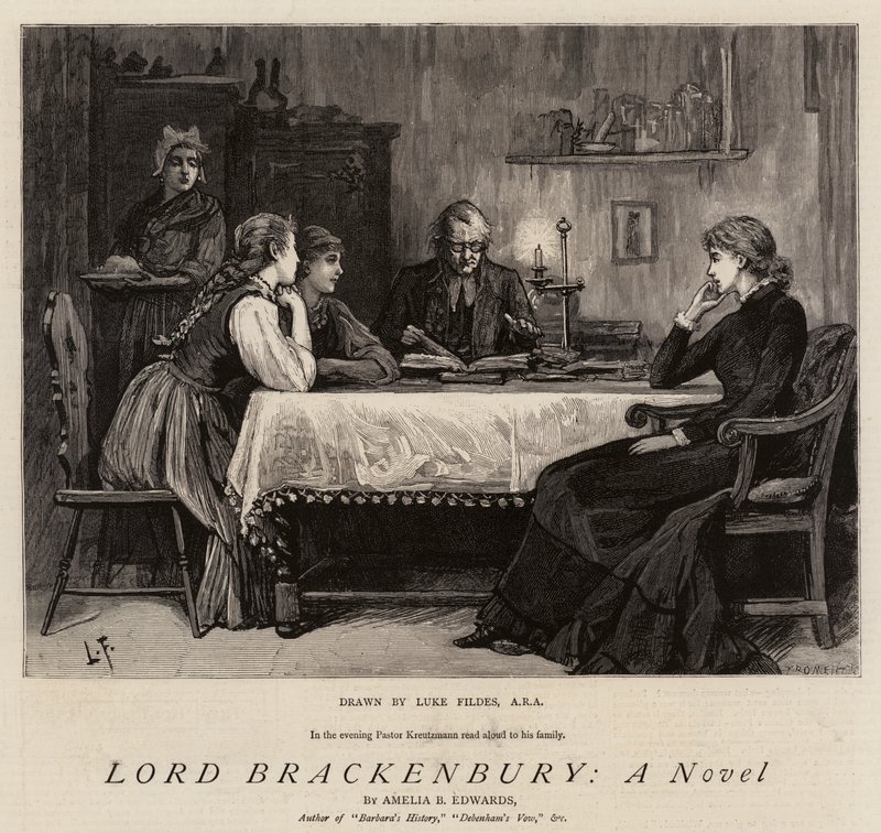 Lorde Brackenbury, um romance de Samuel Luke Fildes