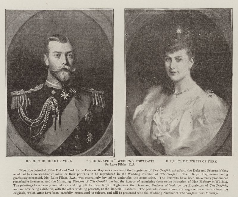 Os retratos de casamento gráficos de Samuel Luke Fildes