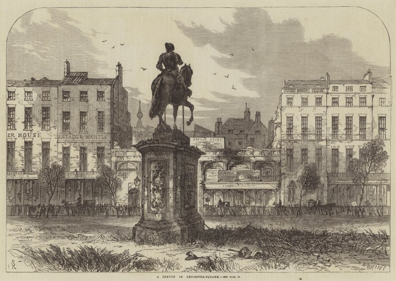 Um esboço em Leicester-Square de Samuel Read