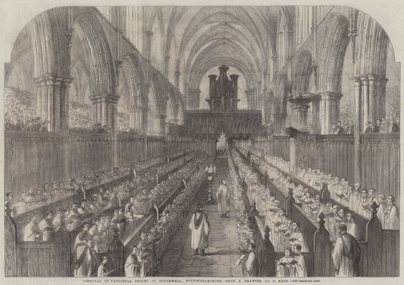 Festival de coros paroquiais em Southwell, Nottinghamshire de Samuel Read