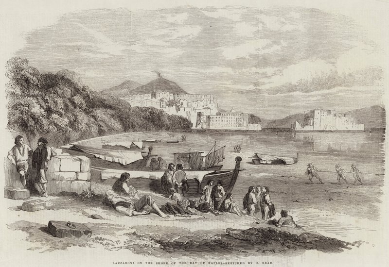 Lazzaroni na costa da Baía de Nápoles de Samuel Read
