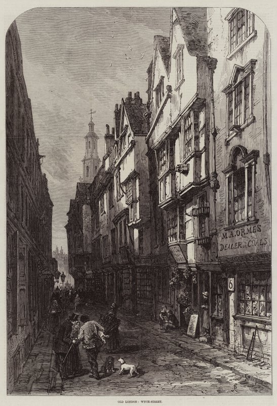 Old London, Wych-Street de Samuel Read