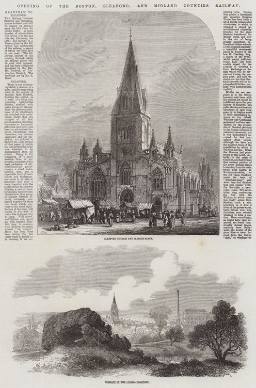 Abertura da Ferrovia dos Concelhos de Boston, Sleaford e Midland de Samuel Read