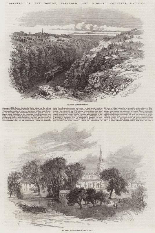 Abertura da Ferrovia dos Concelhos de Boston, Sleaford e Midland de Samuel Read