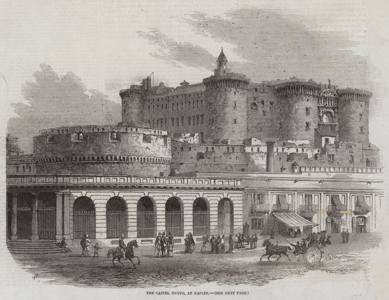 O Castel Nuovo, em Nápoles de Samuel Read