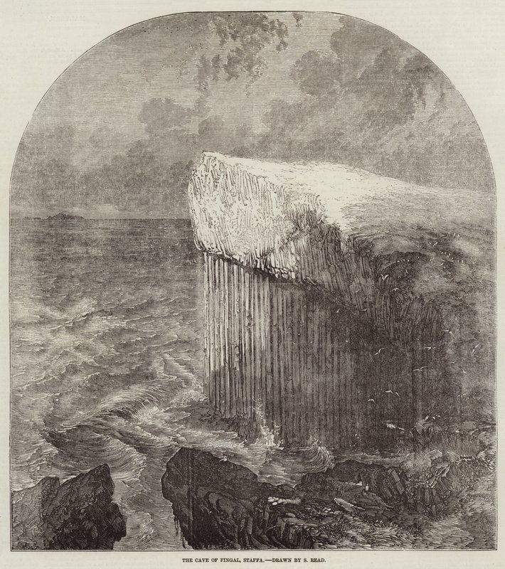 A caverna de Fingal, Staffa de Samuel Read