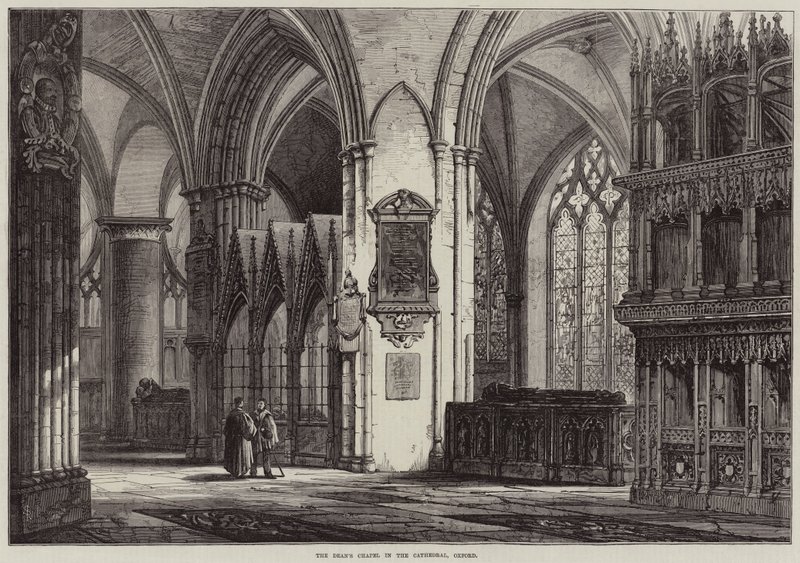 A capela do decano na catedral, Oxford de Samuel Read
