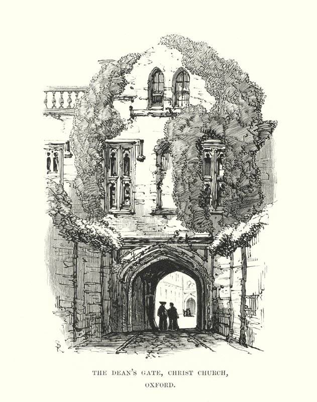 O portão de decano, Igreja de Cristo, Oxford de Samuel Read
