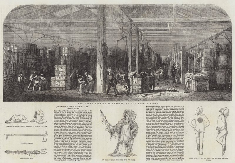 O grande armazém de tabaco de Samuel Read