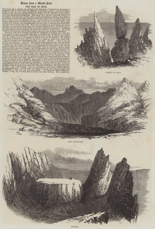 A ilha de skye de Samuel Read