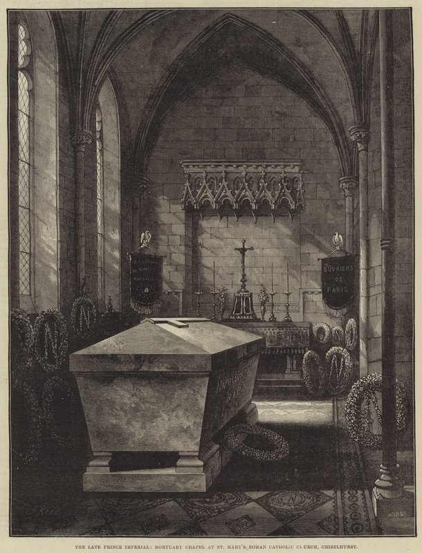 O Late Prince Imperial, Capela Mortuária na Igreja Católica Romana de St. Mary, Chiselhurst de Samuel Read