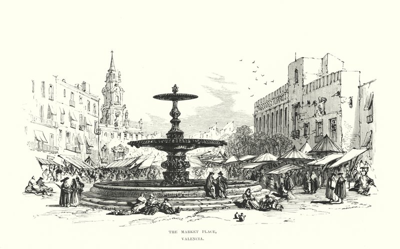 O mercado Place, Valencia de Samuel Read