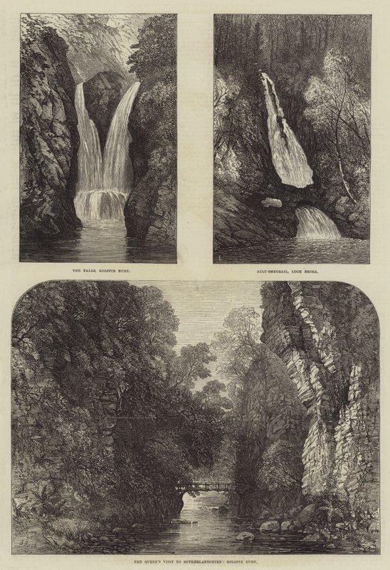 Visita da Rainha a Sutherlandshire de Samuel Read