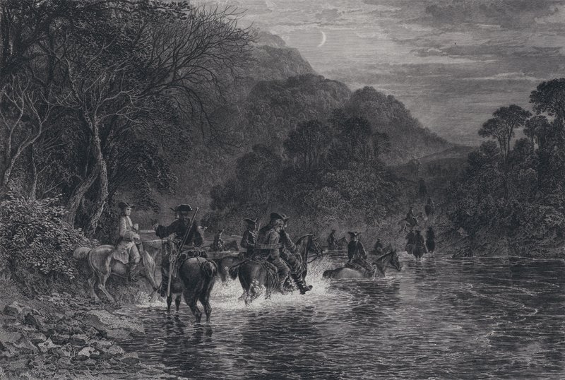 Ilustração para Rob Roy (gravura) de Samuel (after) Bough