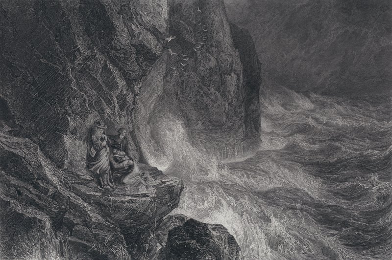 A Tempestade (gravura) de Samuel (after) Bough