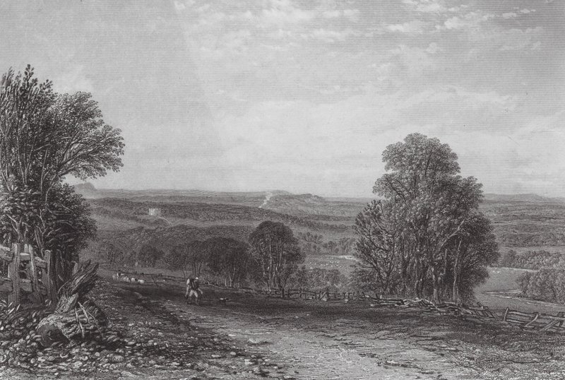 Austrália: On the Plenty, perto de Melbourne (gravura) de Samuel (after) Prout