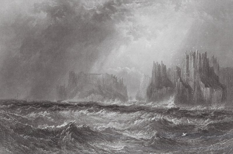 Austrália: Ilha da Tasmânia (gravura) de Samuel (after) Prout