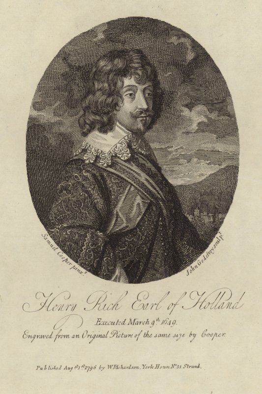 Henry Rich Earl da Holanda de Samuel Cooper