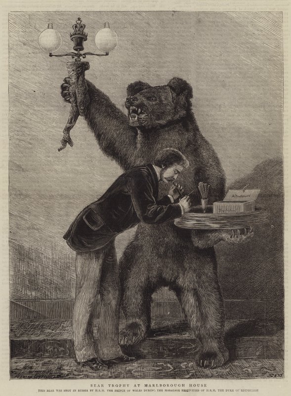 Troféu Urso na Casa Marlborough de Samuel Edmund Waller