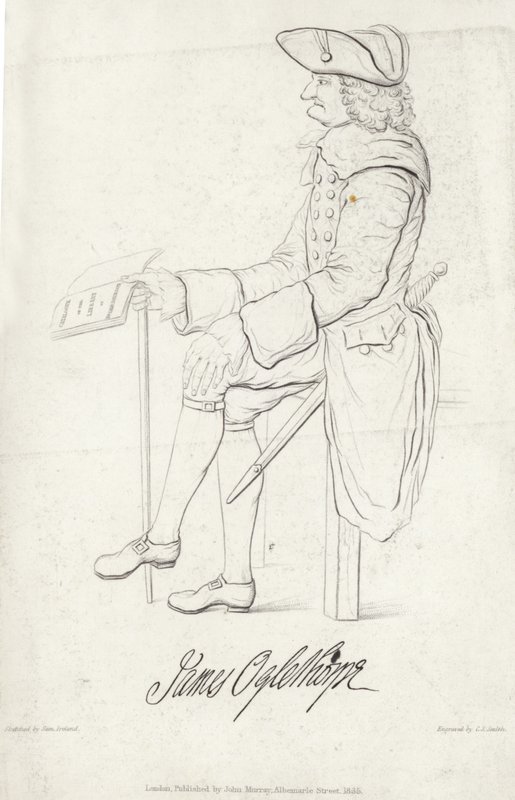 Retrato de James Oglethorpe de Samuel Ireland