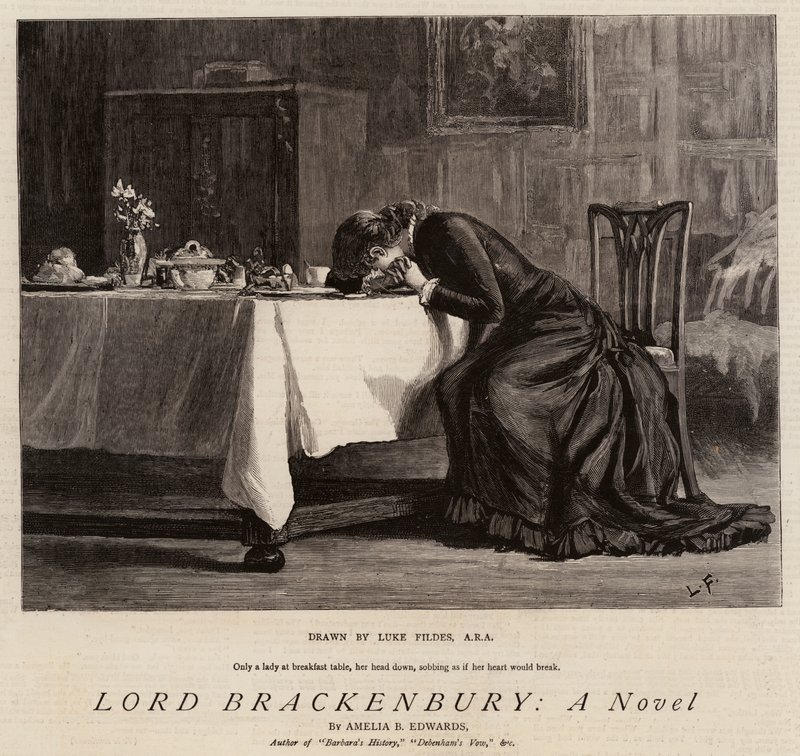 Lorde Brackenbury, um romance de Samuel Luke Fildes