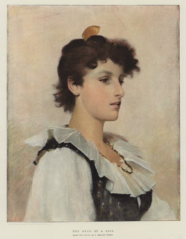 A cabeça de uma menina de Samuel Melton Fisher
