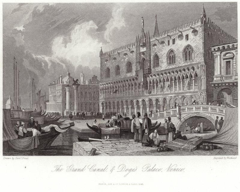 O Grande Canal e o Palácio Ducal de Samuel Prout