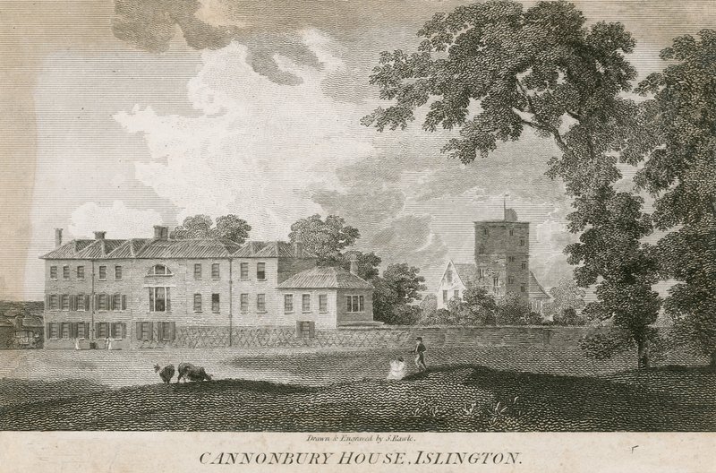Casa e Torre de Canonbury de Samuel Rawle