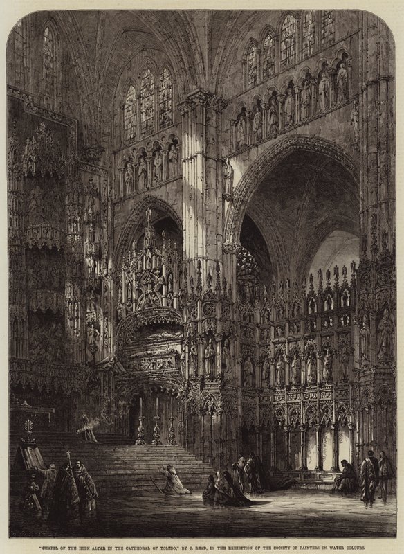 Capela do Altar Alto na Catedral de Toledo de Samuel Read