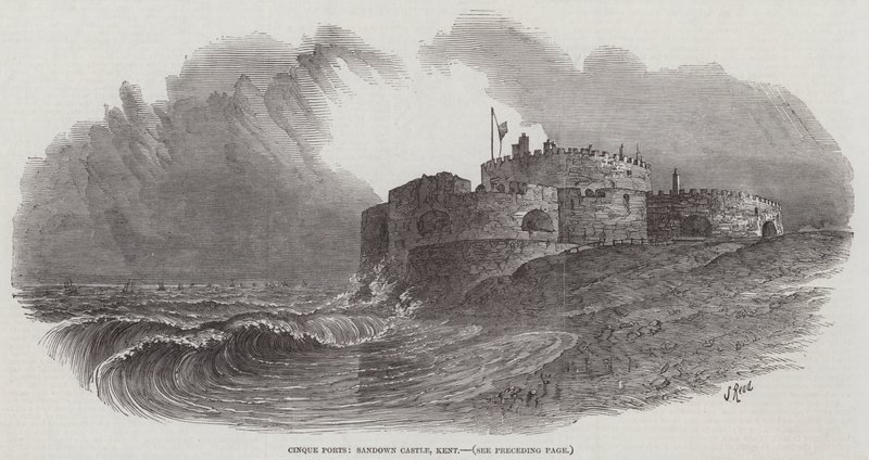 Cinque Ports, Castelo de Sandown, Kent de Samuel Read