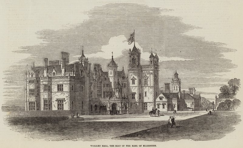 Worsley Hall, o assento do conde de Ellesmere de Samuel Read