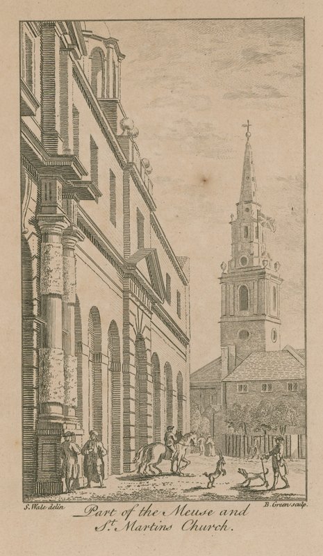 Parte da igreja de Meuse e St Martin de Samuel Wale