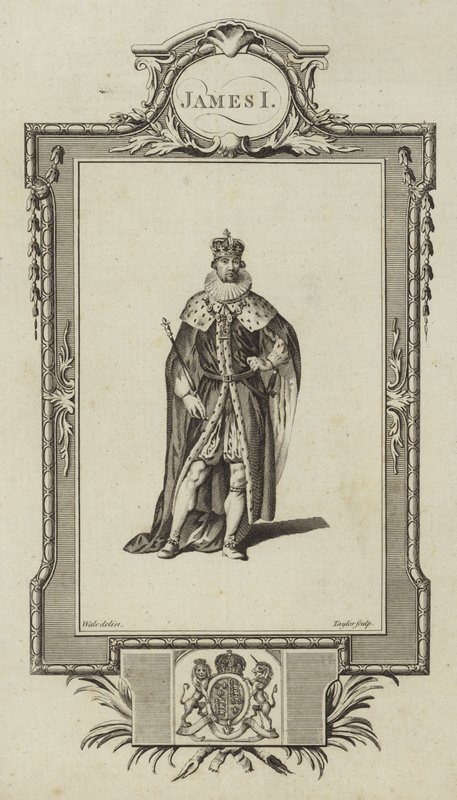 Retrato de james i de Samuel Wale