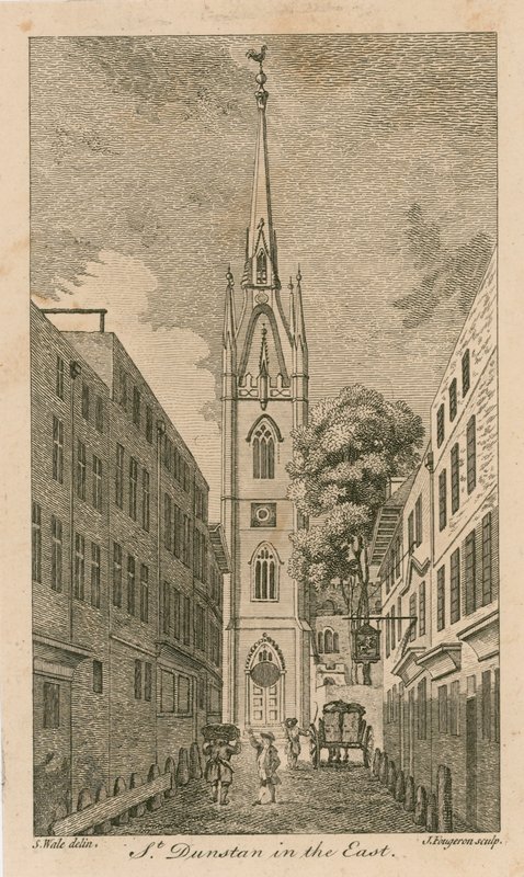 St Dunstan está no leste, Londres de Samuel Wale