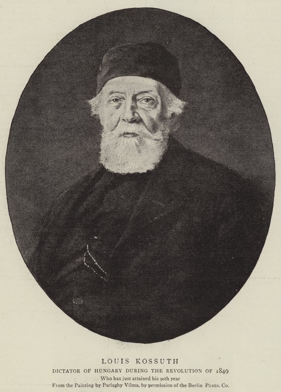 Louis Kossuth (litho) de School Hungarian