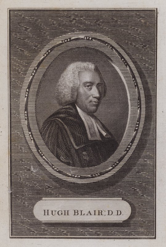Hugh Blair, clérigo escocês (gravura) de Scottish School