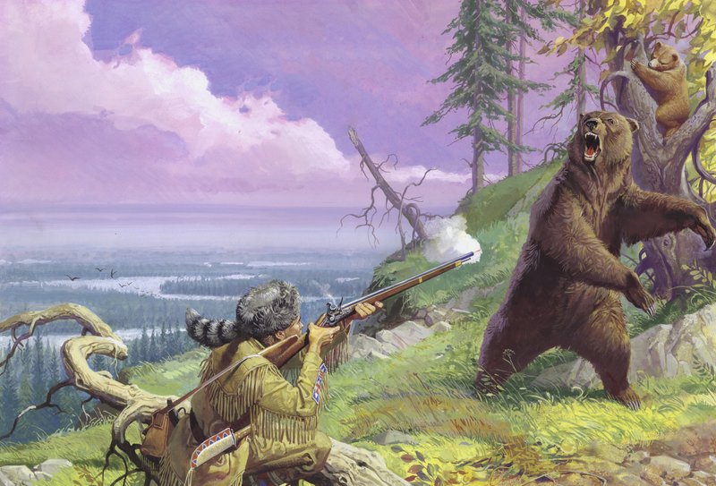 Daniel Boone abre o caminho para a natureza selvagem de Severino Baraldi