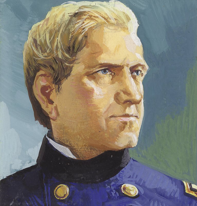 General Edward Canby (guache sobre papel) de Severino Baraldi