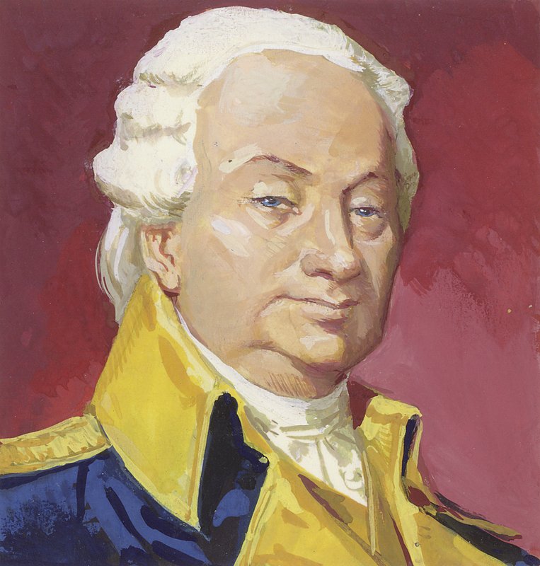 Henry Knox (guache sobre papel) de Severino Baraldi