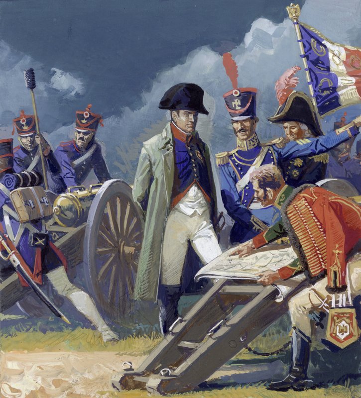 Napoleão empenhou-se no planeamento militar de Severino Baraldi