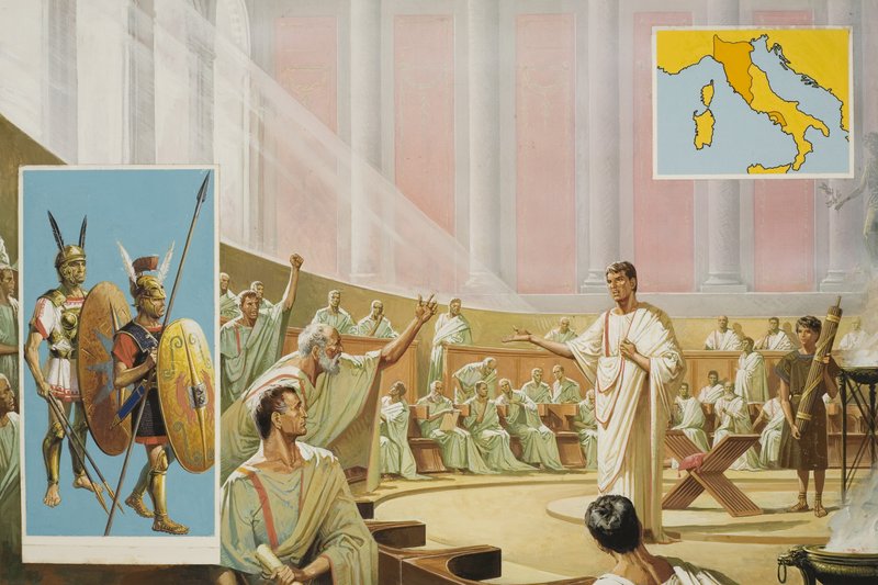 Ameaça das tribos sabinas de Severino Baraldi