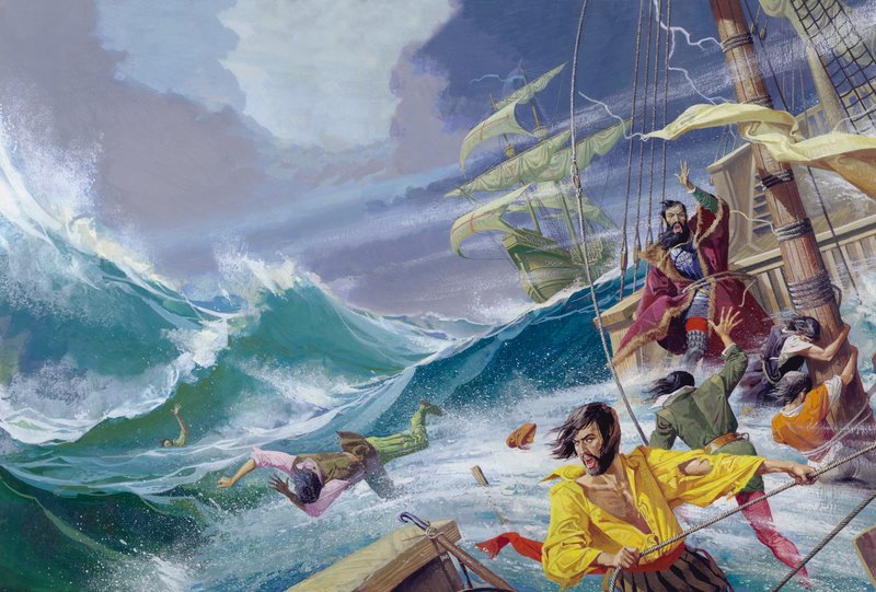 Vasco da Gama a caminho da Índia (guache sobre papel) de Severino Baraldi
