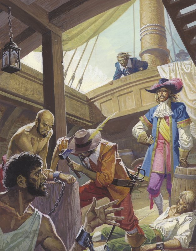 William Dampier manda prender a ferros os amotinados de Severino Baraldi