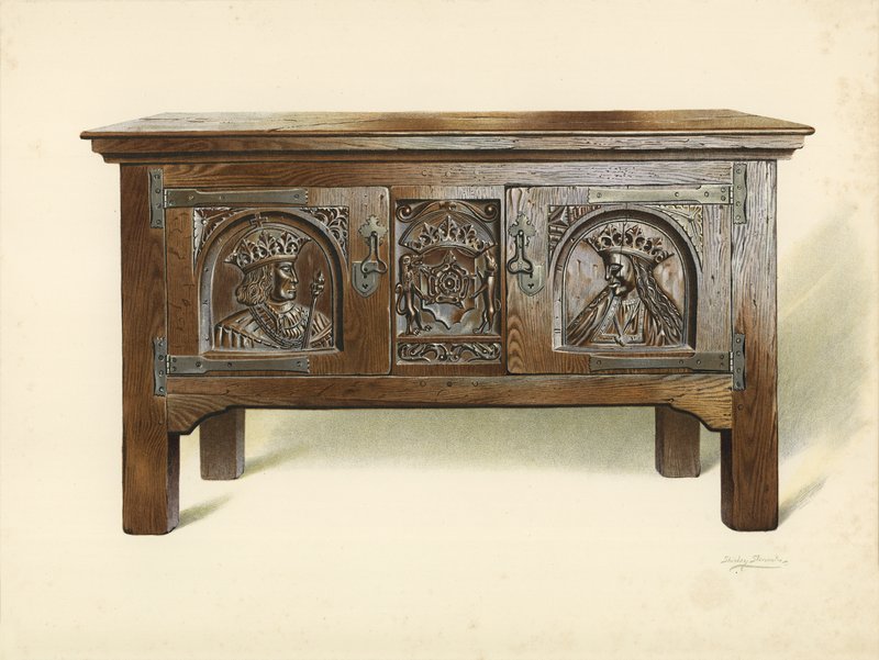 Hutch de Sudbury, na igreja de St James, Louth, Lincolnshire (chromolitho) de Shirley Charles Llewellyn Slocombe