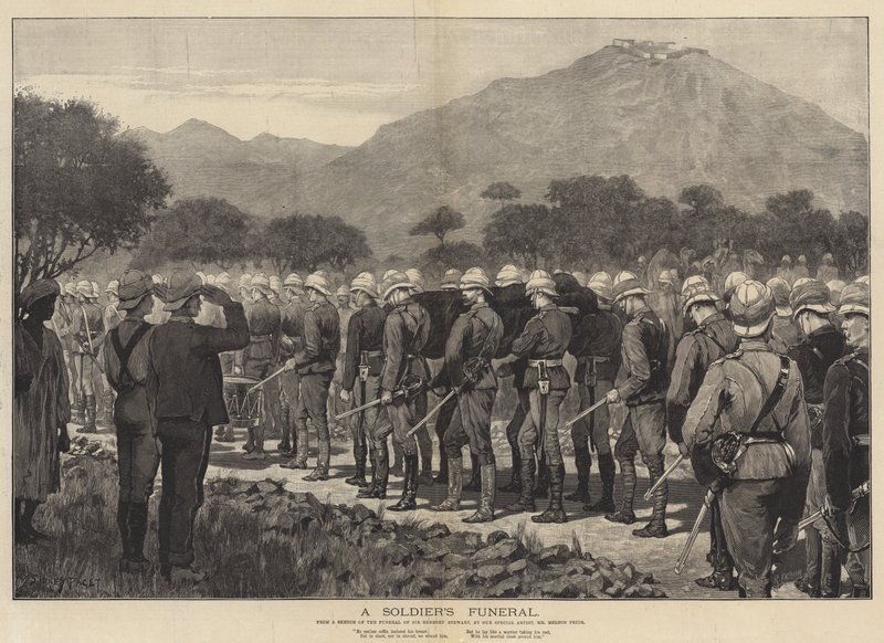 Funeral de um soldado de Sidney Paget