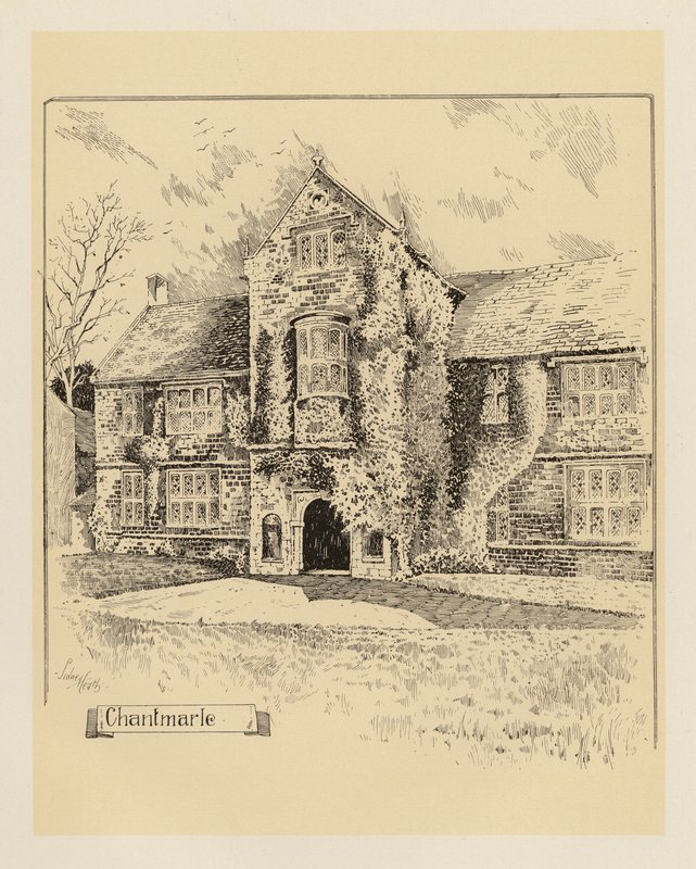 Dorset: Chantmarle (litografia) de Sidney Heath