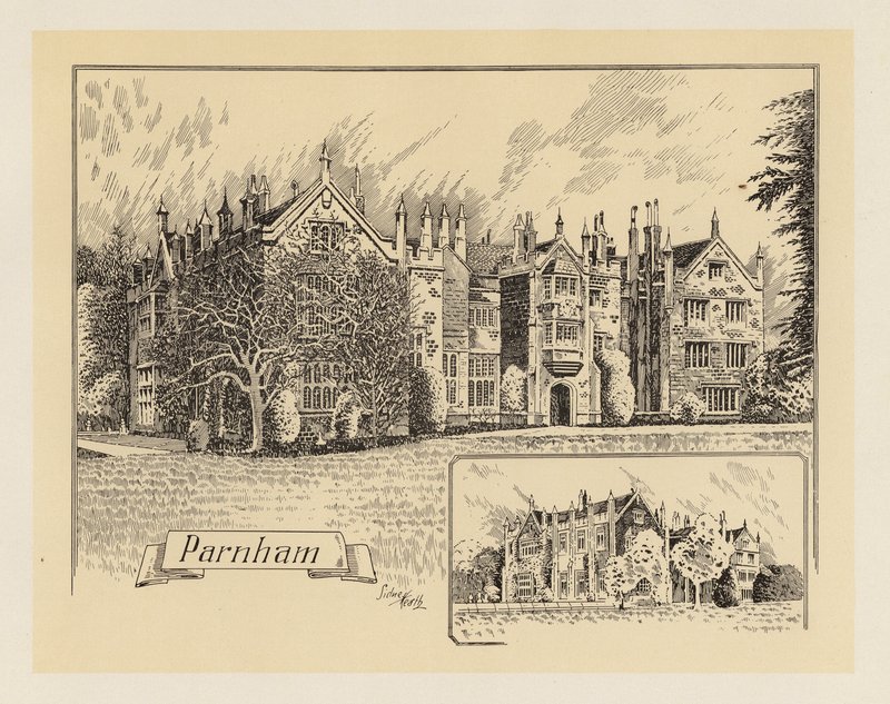 Dorset: Parnham (litografia) de Sidney Heath