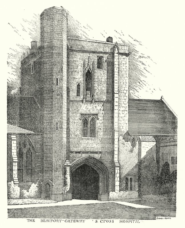 The Beaufort Gateway, S Cross Hospital (gravura) de Sidney Heath