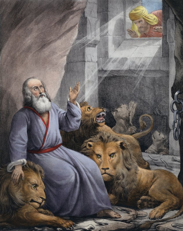 Daniel no leões den de Siegfried Detler Bendixen