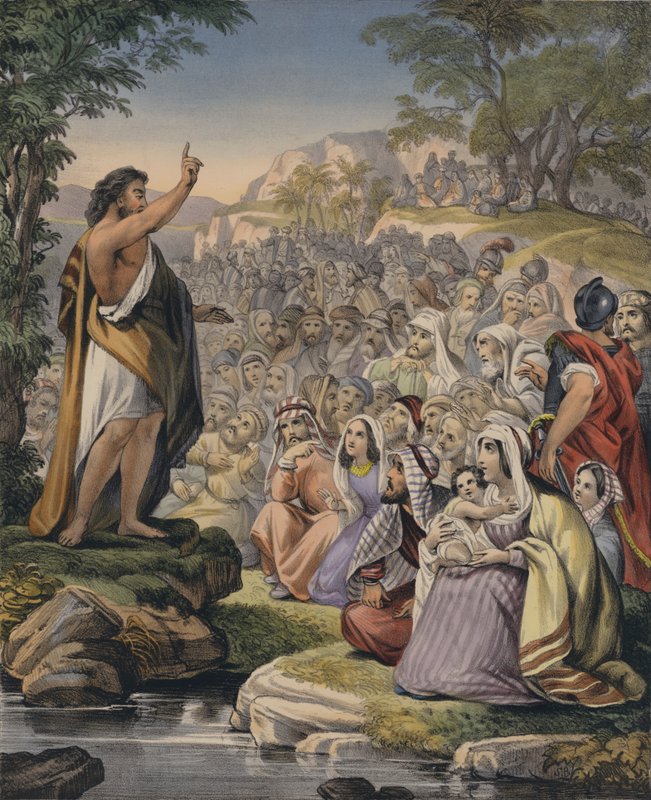 João pregando no deserto de Siegfried Detler Bendixen